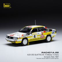 Audi 200 Quattro, No.4, HB Audi Team, HB, Rallye WM, Rallye Acropolis, H.Mikkola/A.Hertz, 1987