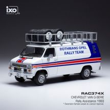 CHEVROLET Van G-Serie Rally Assistance 1983 Rothmans Opel Rally Team Huoltoauto