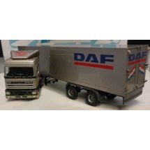 Daf 95 puoliperävaunu harmaa rekka