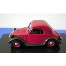 Fiat 500 Topolino, viininpunainen