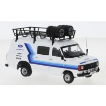 Ford Transit MK II, team Ford, Ford Motor Sport, Assistance with roof rack, 1979