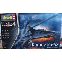 Kamov Ka-58 Helikoteri mittakaava 1/72 123 osaa Muovirakennussarja