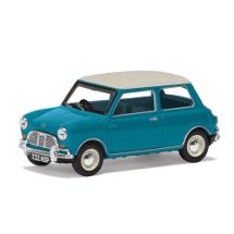 Mini Austin Cooper Mk1, sini/valkoinen