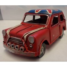 Mini punainen peltiauto