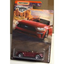 Ford Mustang Convertiple 2018 maroon.