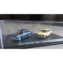 Simca 1500 / 1300 Setti 2 autoa - H0 Junaratakokoa