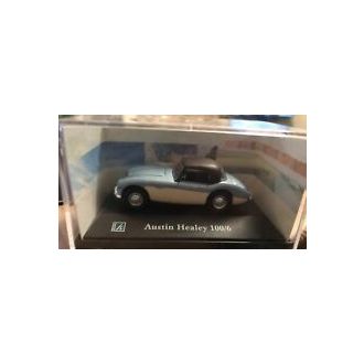 Austin Healey 100/6, sininen "rättikatolla"