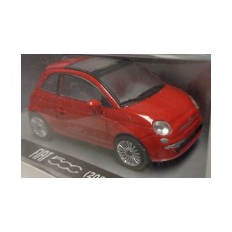 Fiat 500 2007 punainen