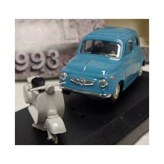 Steyr-puch 650 T 1960 + vespa sininen