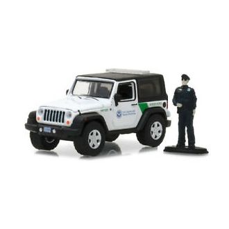 Jeep 1987 + figuri sotilas,  "Hobby shop" valkoinen