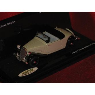 Citroen 7 CV roadster, harmaa