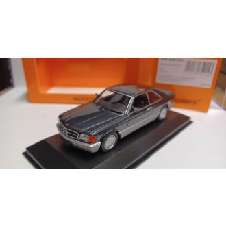 Mercedes 560 SEC, Coupe, W126, 1986, musta