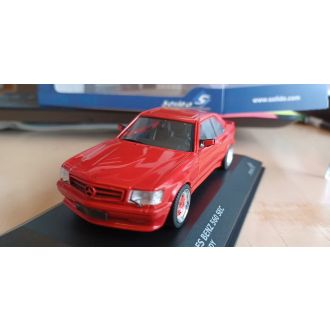 Mercedes 560 SEC, AMG Widebody, punainen