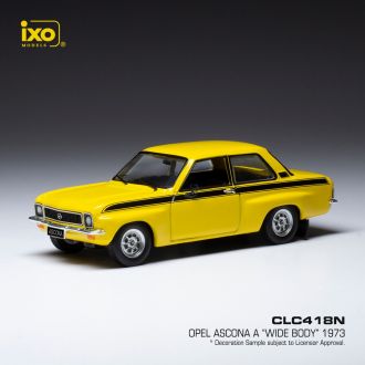 Opel Ascona A 1973, "Tuning",  2-ovinen, keltainen