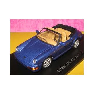 Porsche 911 Carrera cabrio, sininen
