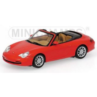 Porsche 996 (911) cabriolet, punainen, vm. 2001