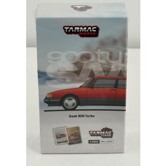 Saab 900 Turbo punainen