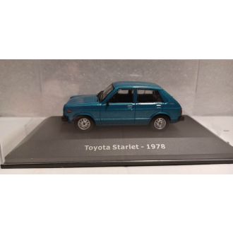 Toyota Starlet, 1978, 4- ovinen, sininen