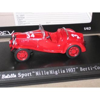 Fiat Balilla Sport  #34 "Mille Miglia 1937 "