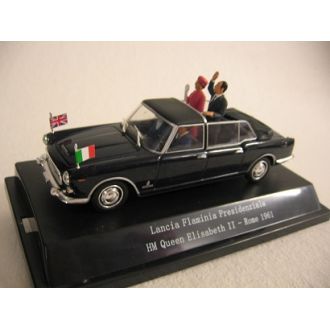 Lancia Flaminia Presidenziale, HM Queen Elisabeth II, Rome 1961