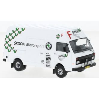 VW Volkswagen LT45 LWB, Skoda Motor Sport Rally, Huoltoauto