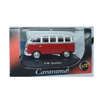 VW Volkswagen T1 Samba bussi punainen