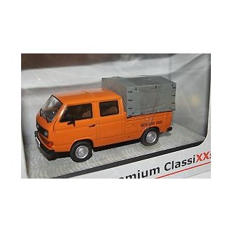 Volkswagen T3 douple capin pickup, oranssi