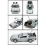 De Lorean v. 1983. "back to the future II" 2