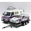 Lancia ralli setti. Lancia 037, traileri ja Fiat 242 huoltoauto.
