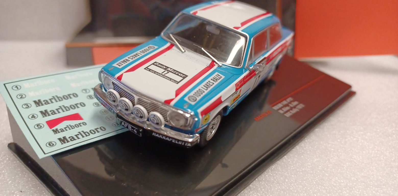 Volvo 142, No.17, RAC Rallye, M.Alen/A.Aho, 1972